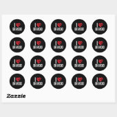 Sticker Rond I Love Bingo Bingo Bingo (Feuille)