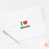 Sticker Rond I Love Briscola (Enveloppe)