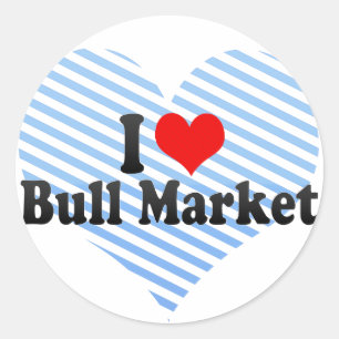 Sticker Rond I Love Bull Market