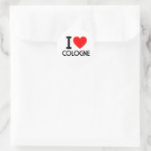 Sticker Rond I Love Cologne (Sac)