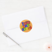 Sticker Rond I Love Comic Books (Enveloppe)