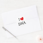 Sticker Rond I Love DNA (Enveloppe)