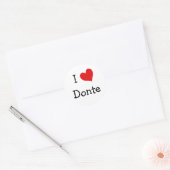 Sticker Rond I Love Donte (Enveloppe)