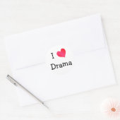 Sticker Rond I Love Drama (Enveloppe)