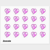 Sticker Rond I LOVE EARTH (Pink) Series (Feuille)