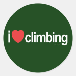 Sticker Rond I Love Escalade
