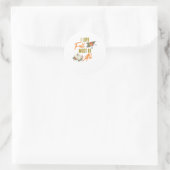 Sticker Rond I Love Fall Most All (Sac)