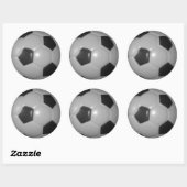 Sticker Rond I Love Football (Soccer) (Feuille)