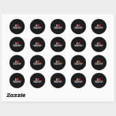 Sticker Rond I Love Goth Muscle Mommy St  (Feuille)