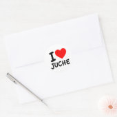 Sticker Rond I Love Juche (Enveloppe)