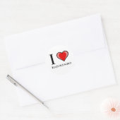 Sticker Rond I Love Kajukenbo (Enveloppe)