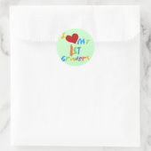 Sticker Rond I Love My 1st Graders Tshirts and Gifts (Sac)