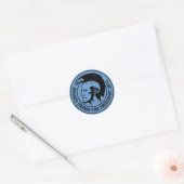 Sticker Rond I Love Obama 2012 (Enveloppe)