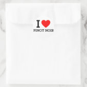 Sticker Rond I Love Pinot Noir (Sac)