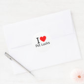 Sticker Rond I Love Potlucks (Enveloppe)