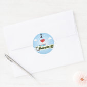 Sticker Rond I Love Puterbugs (Enveloppe)