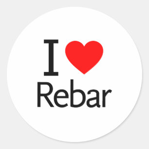 Sticker Rond I Love Rebar
