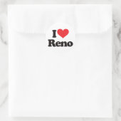 Sticker Rond I Love Reno (Sac)