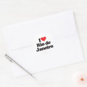 Sticker Rond I Love Rio de Janeiro (Enveloppe)