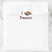 Sticker Rond I Love S'mores (Sac)