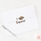 Sticker Rond I Love S'mores (Enveloppe)
