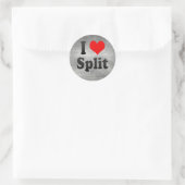 Sticker Rond I Love Split, Croatie (Sac)