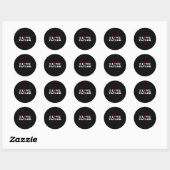 Sticker Rond I Love Taylor Matching Girlfriend & Boyfriend (Feuille)