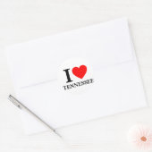 Sticker Rond I Love Tennessee (Enveloppe)