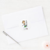 Sticker Rond I Poisson (Enveloppe)