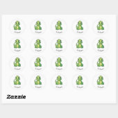 Sticker Rond I pour Iguana (Feuille)
