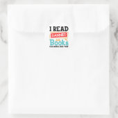 Sticker Rond I Read Banned Books Librarian Reader (Sac)
