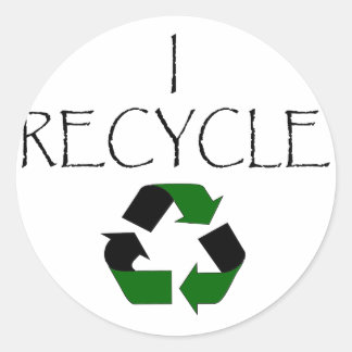 Sticker Rond I Recycler