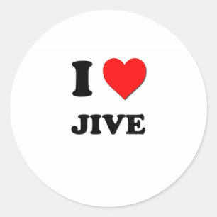 Sticker Rond I swing de coeur
