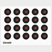 Sticker Rond I Teach The Smartest Cookies Funny Christmas Xmas (Feuille)