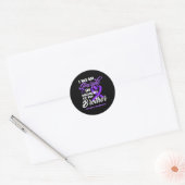 Sticker Rond I Wear Purple (Enveloppe)