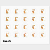 Sticker Rond I Yam What I Yam Trendy Basic (Feuille)