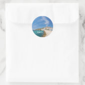 Sticker Rond Ibiza, pittoresque vue, Espagne (Sac)