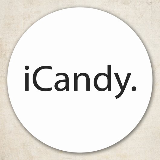 Sticker Rond iCandy