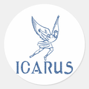 Sticker Rond Icarus