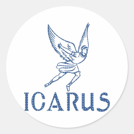 Sticker Rond Icarus (Devant)