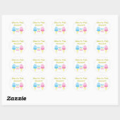 Sticker Rond Ice Cream (Feuille)