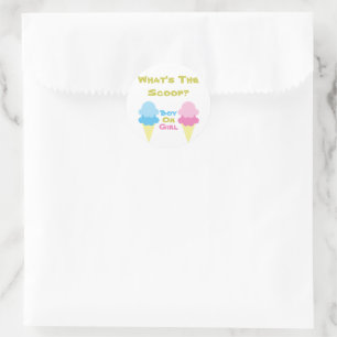 Sticker Rond Ice Cream