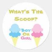 Sticker Rond Ice Cream (Devant)