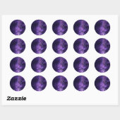 Sticker Rond Ice Glacial (Feuille)
