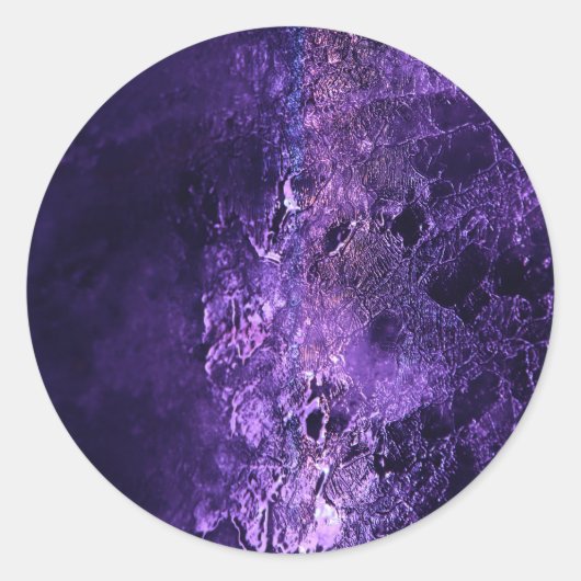 Sticker Rond Ice Glacial (Devant)