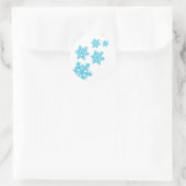 Sticker Rond iceberg bleu (Sac)
