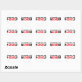 Sticker Rond Ich bin Ingenieur (Feuille)
