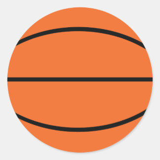 Sticker Rond Icône Basket