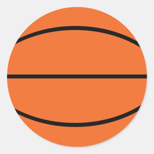 Sticker Rond Icône Basket (Devant)