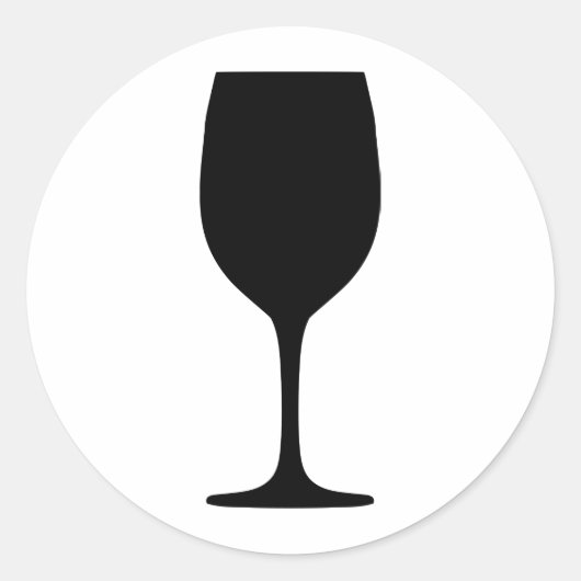 Sticker Rond icône en verre (Devant)